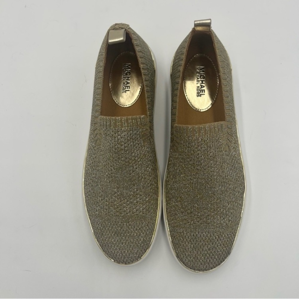 Michael Michael Kors Skyler Metallic Fabric Slip On